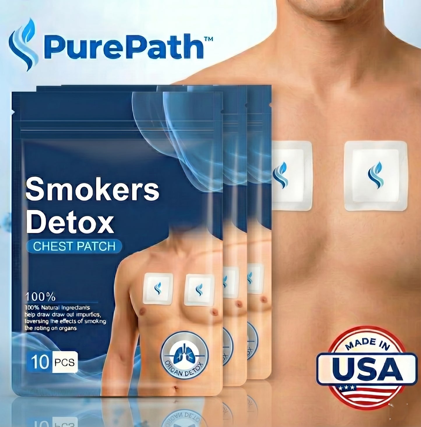 PurePath™ Smokers Detox Chest Patch
